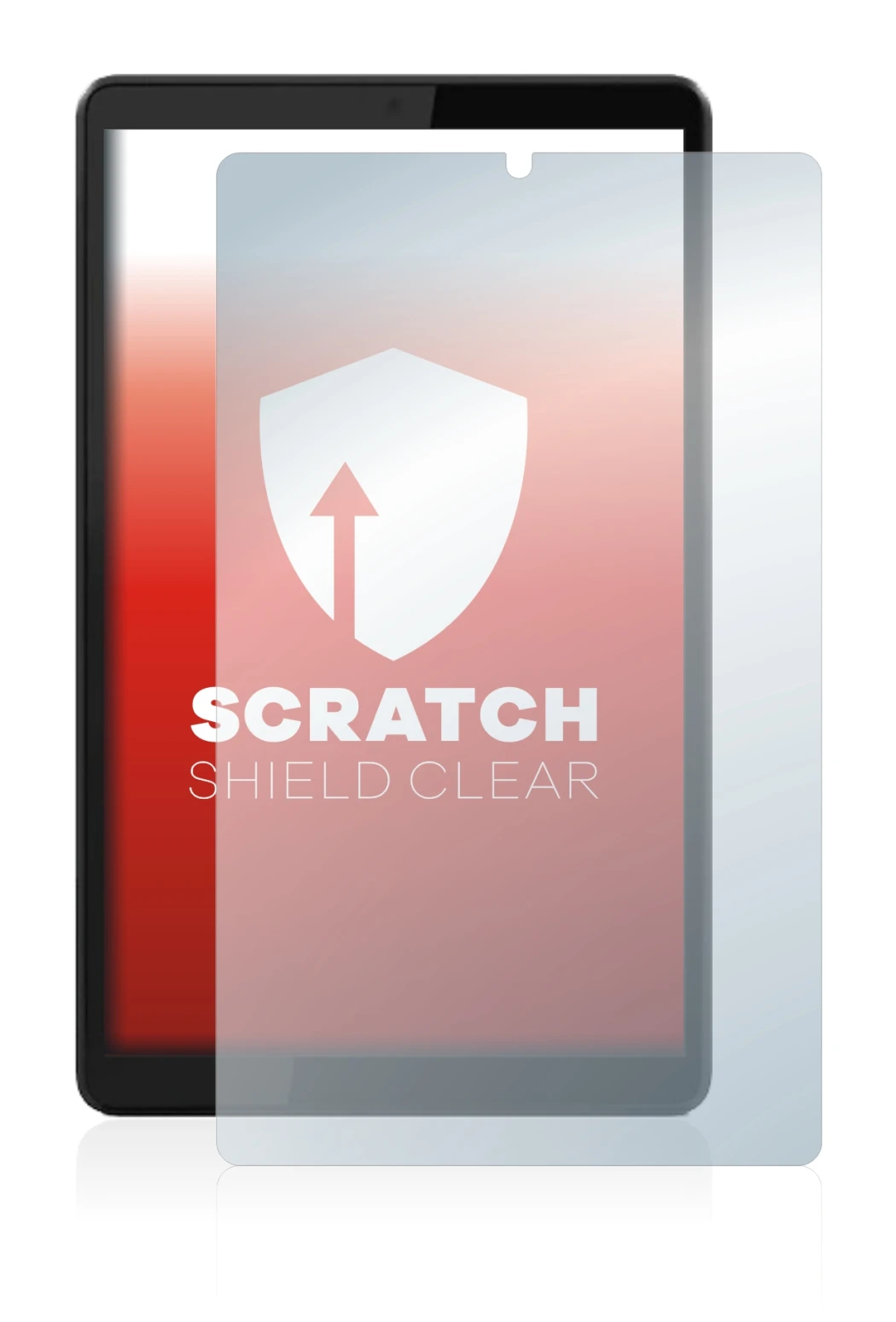 Image de l'appareil Lenovo Tab M8 (3ème Gen.) avec une grande variété de protections d'écran.