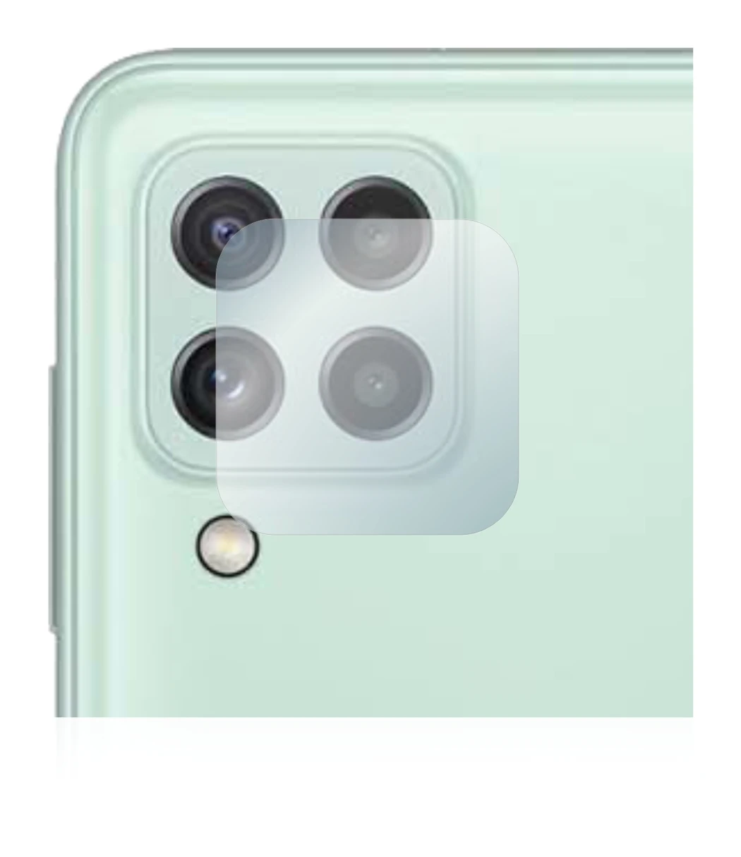 Image de l'appareil Samsung Galaxy A22 4G (Caméra UNIQUEMENT) avec une grande variété de protections d'écran.