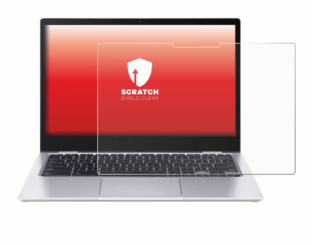 Image de l'appareil Acer Chromebook Spin 513 CP513-1H-S72Y avec une grande variété de protections d'écran.