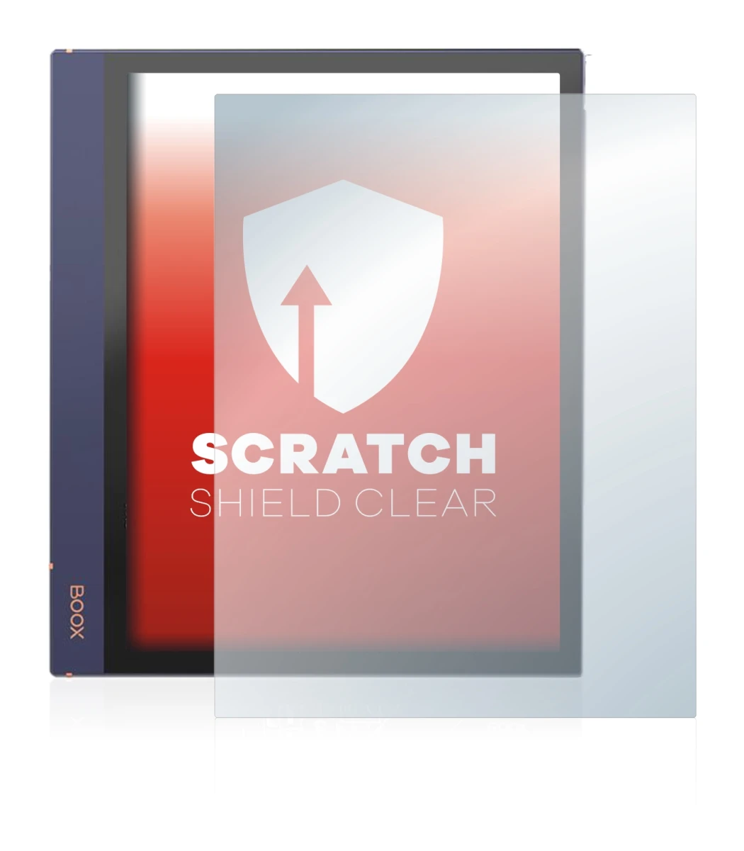Image de l'appareil Boox Note Air 2 avec une grande variété de protections d'écran.