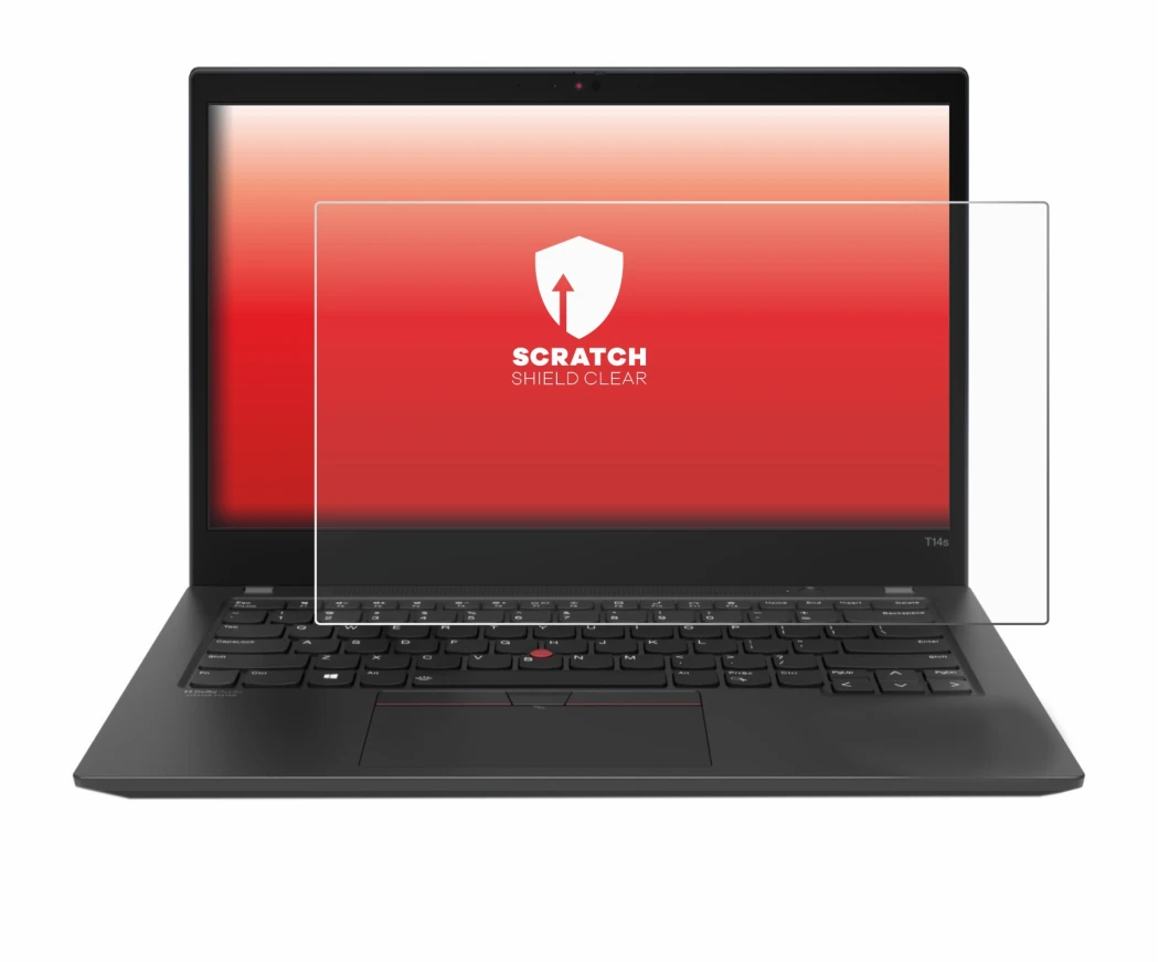 Image de l'appareil Lenovo ThinkPad T14s Gen 2 avec une grande variété de protections d'écran.