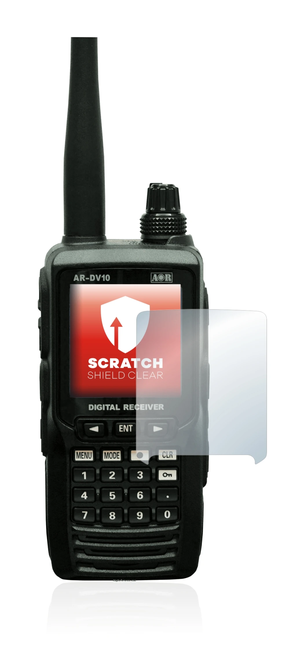 Image de l'appareil Aor AR-DV10 avec une grande variété de protections d'écran.