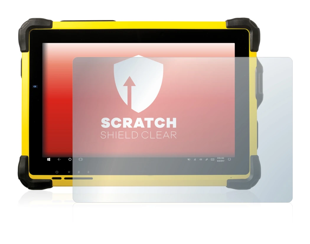 Image de l'appareil Trimble T10 avec une grande variété de protections d'écran.