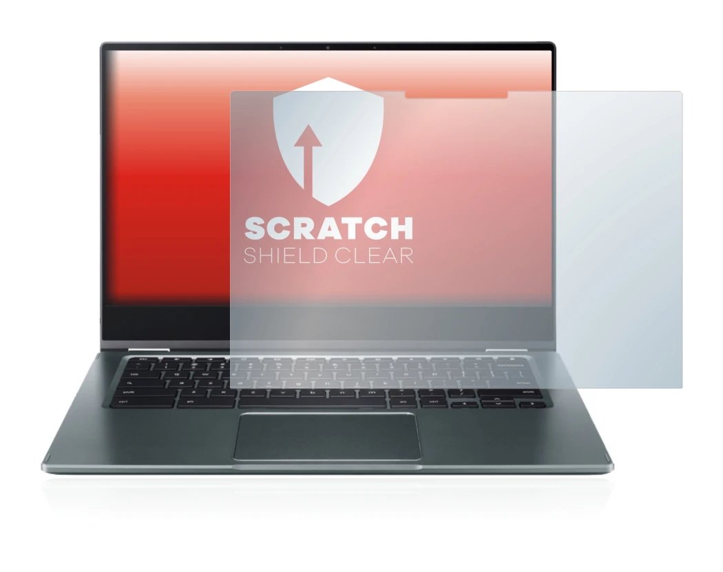 Image de l'appareil Acer Chromebook Spin 514 avec une grande variété de protections d'écran.