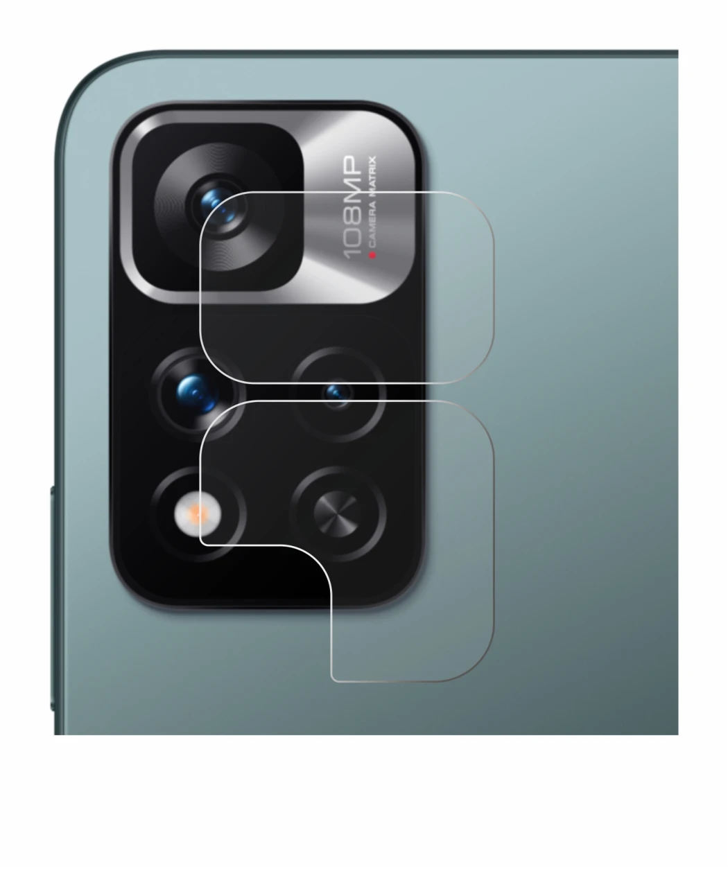 Image de l'appareil Xiaomi Redmi Note 11 Pro+ 5G (Caméra UNIQUEMENT) avec une grande variété de protections d'écran.