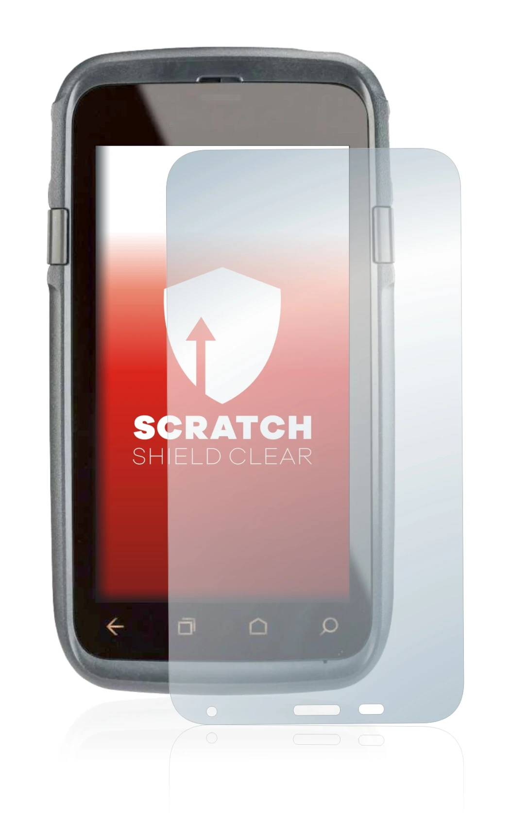 Image de l'appareil Honeywell Dolphin CT60 XP avec une grande variété de protections d'écran.