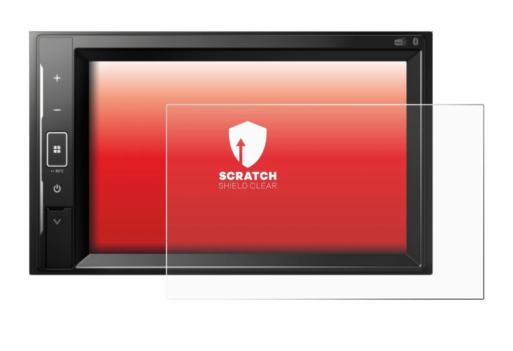 Image de l'appareil Pioneer AVH-A240DAB avec une grande variété de protections d'écran.