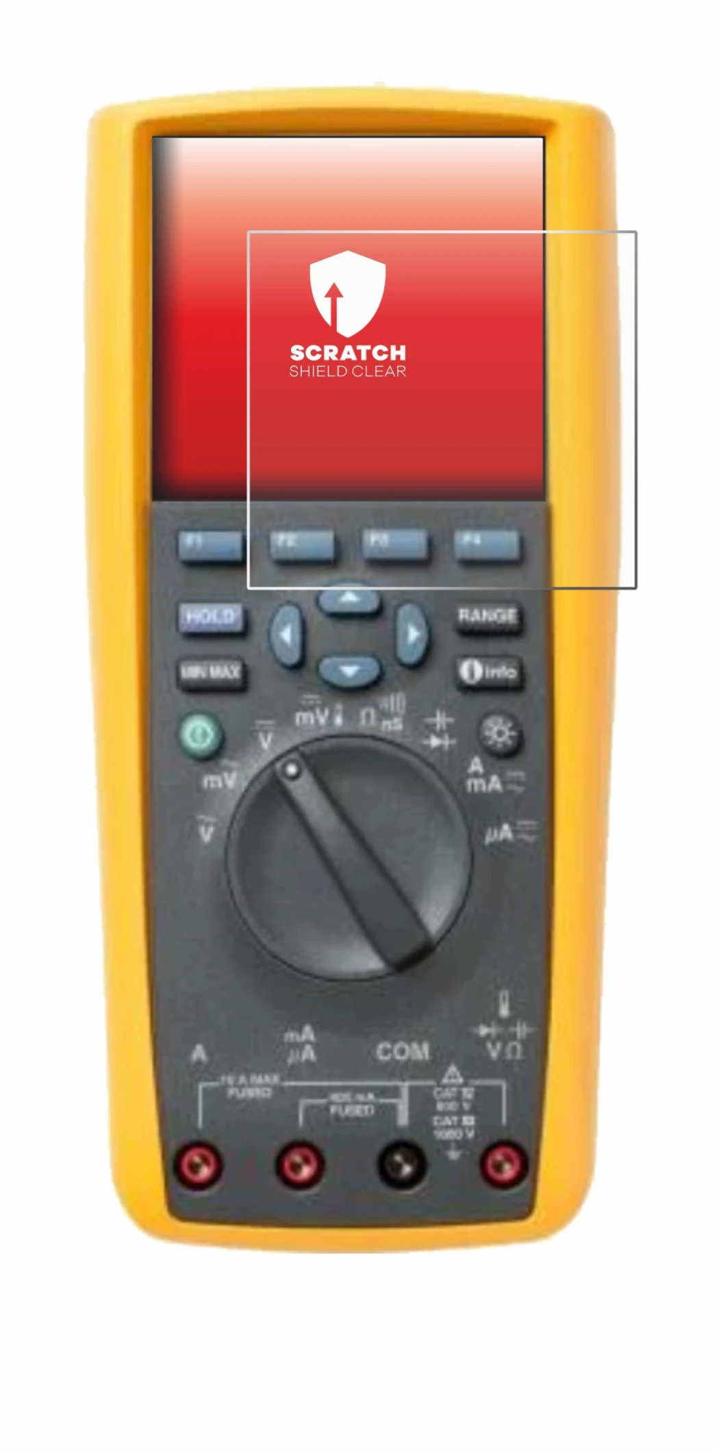 Image de l'appareil Fluke 287 avec une grande variété de protections d'écran.