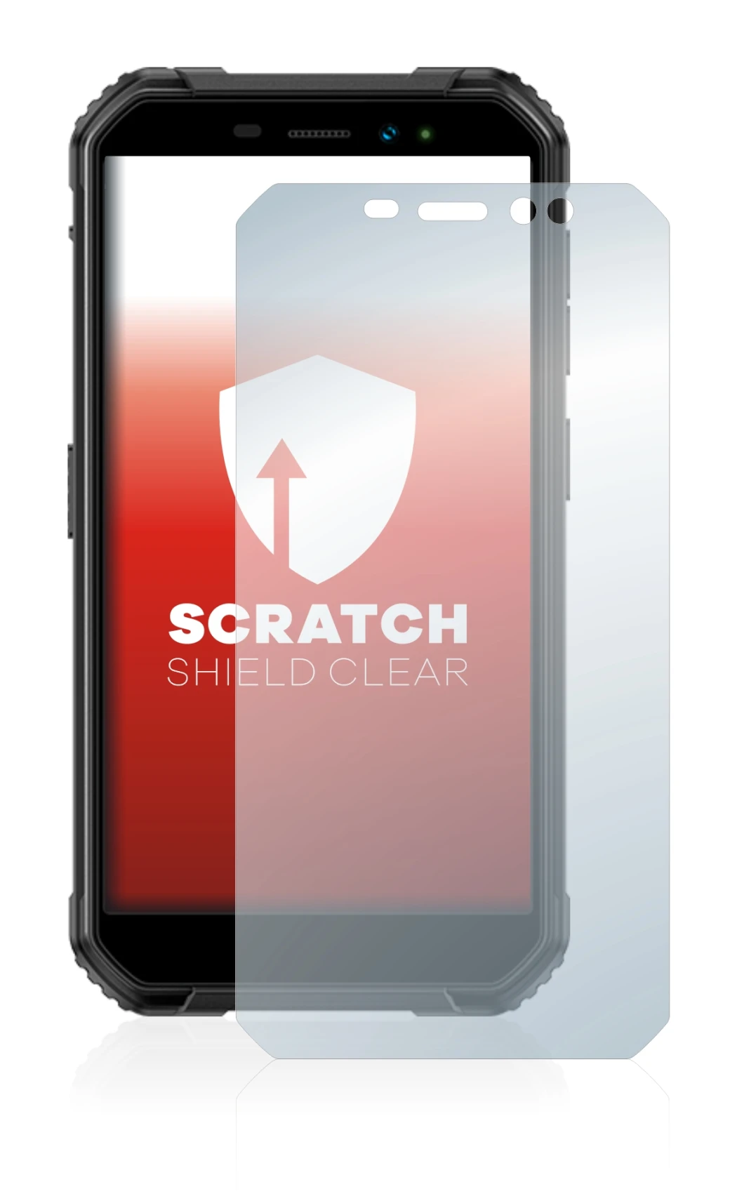 Image de l'appareil Ulefone Armor X6 Pro avec une grande variété de protections d'écran.