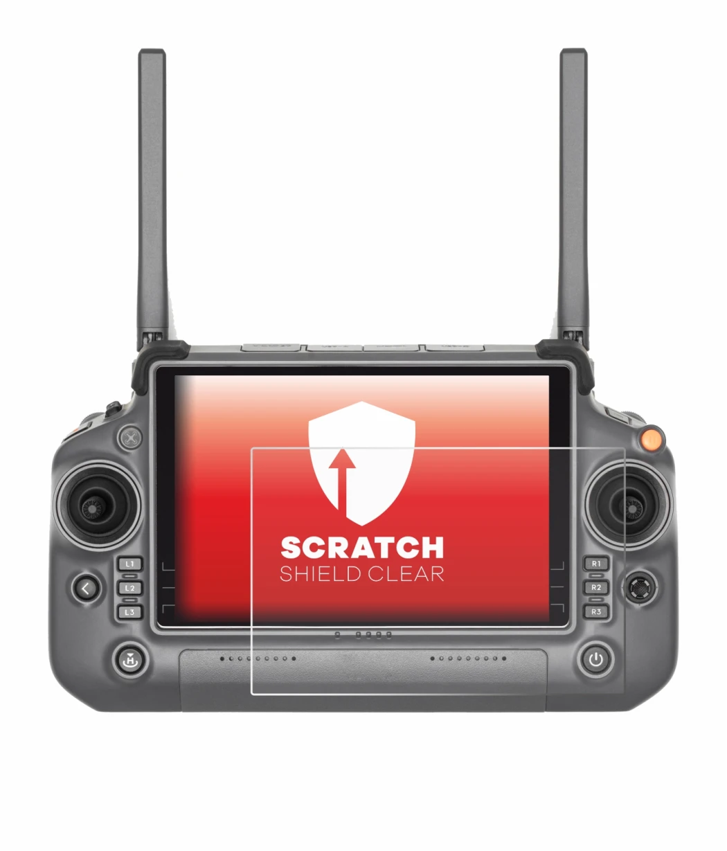 Image de l'appareil DJI RC Plus avec une grande variété de protections d'écran.