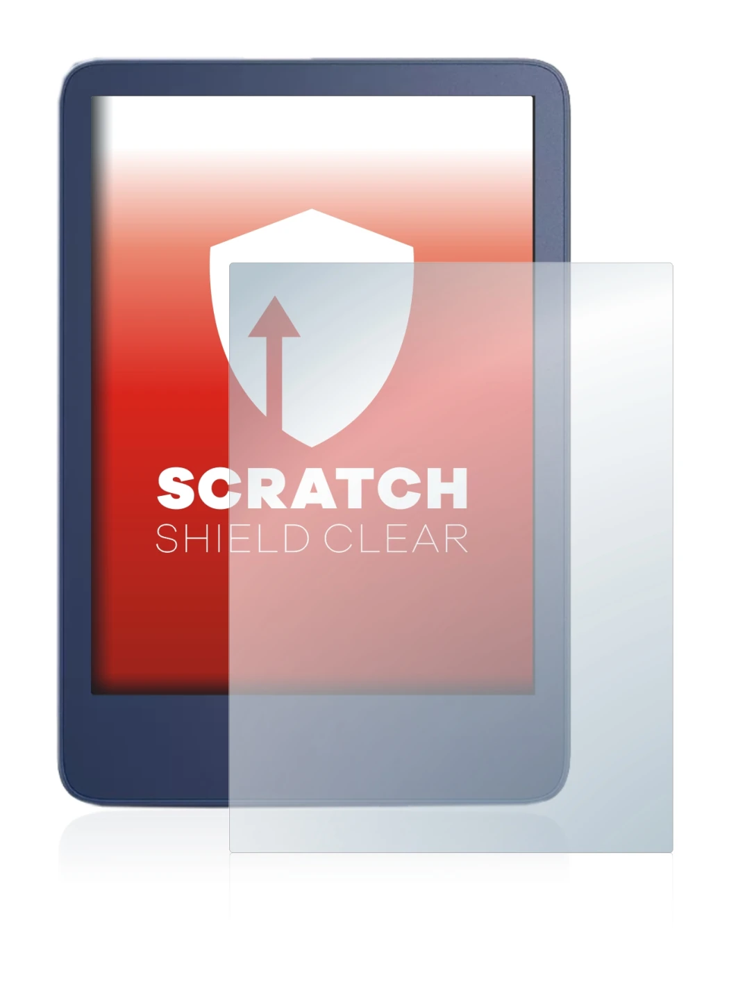 Image de l'appareil Amazon Kindle Reader 2022 avec une grande variété de protections d'écran.