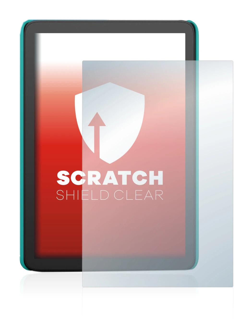 Image de l'appareil Amazon Kindle Kids (2022) avec une grande variété de protections d'écran.