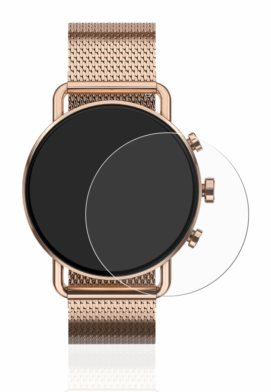 Image de l'appareil Skagen Falster Gen 6 (41 mm) avec une grande variété de protections d'écran.