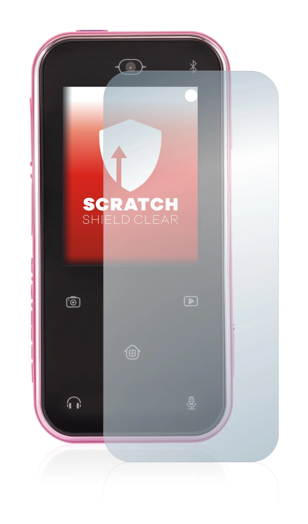 Image de l'appareil Vtech Kidizoom Snap Touch avec une grande variété de protections d'écran.