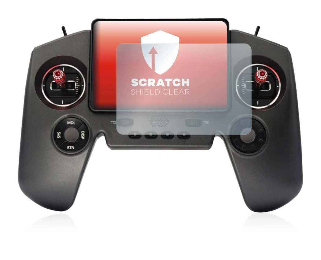 Image de l'appareil FrSky Twin Lite avec une grande variété de protections d'écran.