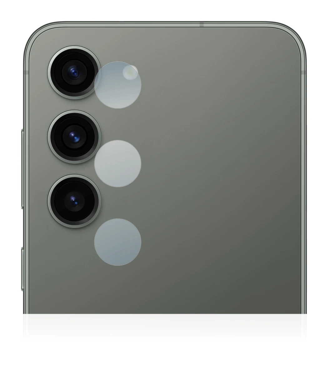 Image de l'appareil Samsung Galaxy S23 Plus (Caméra UNIQUEMENT) avec une grande variété de protections d'écran.