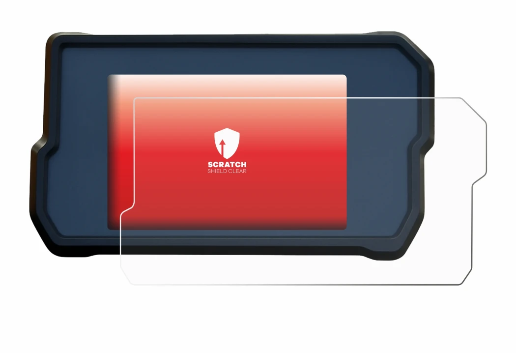 Image de l'appareil KTM 390 Duke 2019 avec une grande variété de protections d'écran.