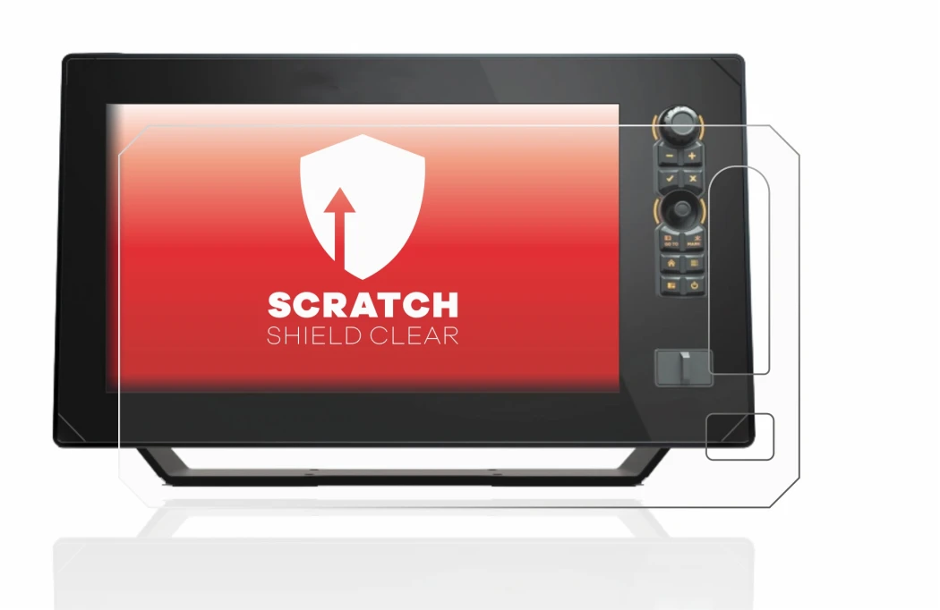 Image de l'appareil Humminbird Apex 13 MEGA SI+ avec une grande variété de protections d'écran.