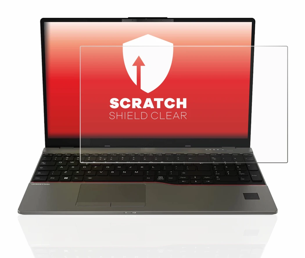 Image de l'appareil Fujitsu Lifebook U7512 avec une grande variété de protections d'écran.