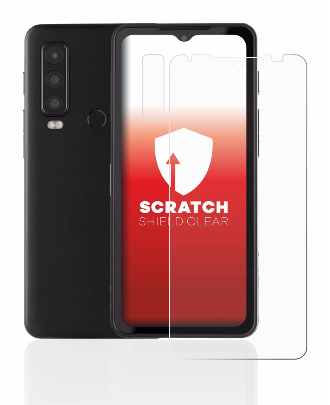 Image de l'appareil Caterpillar Cat S75 (Avant+Caméra) avec une grande variété de protections d'écran.