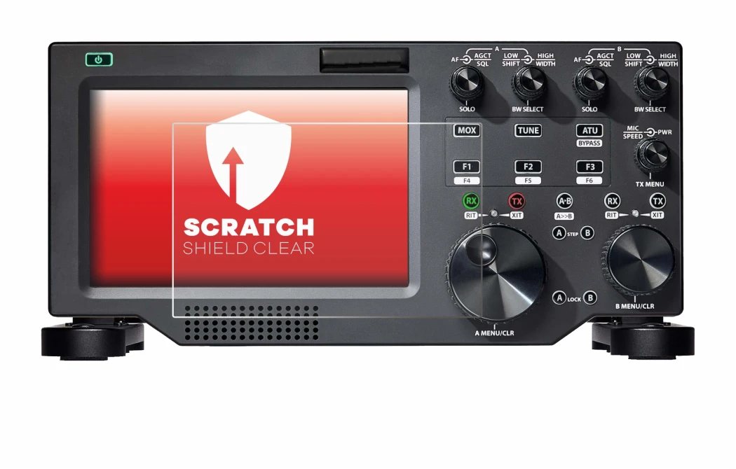 Image de l'appareil FlexRadio Maestro FLEX-6000 avec une grande variété de protections d'écran.
