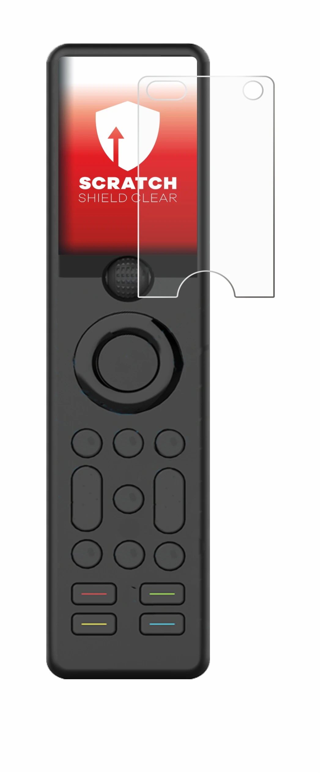 Image de l'appareil Sofabaton X1 avec une grande variété de protections d'écran.