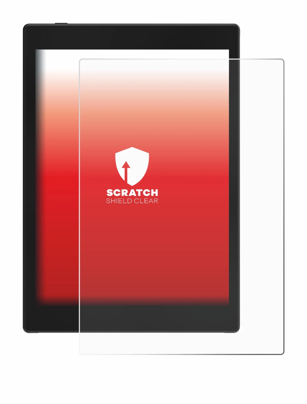 Image de l'appareil Boox Tab Mini C avec une grande variété de protections d'écran.