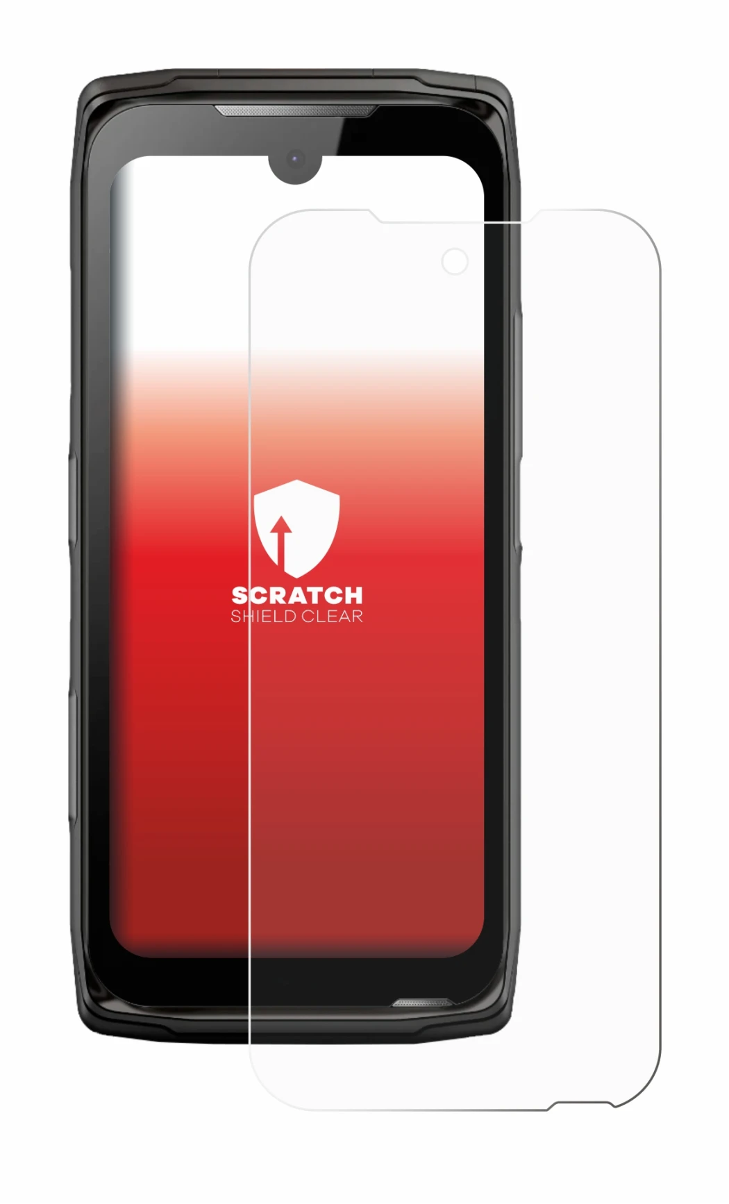Image de l'appareil Crosscall Core-Z5 avec une grande variété de protections d'écran.