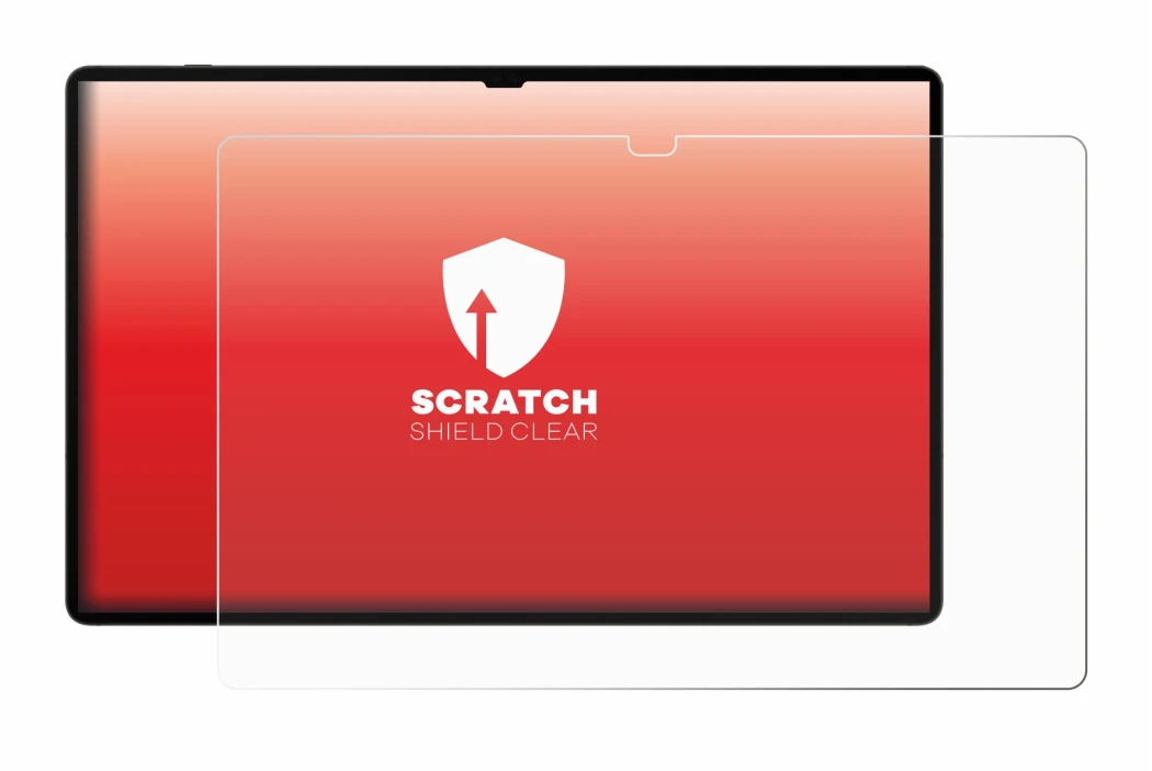 Image de l'appareil Samsung Galaxy Tab S9 Ultra WiFi avec une grande variété de protections d'écran.