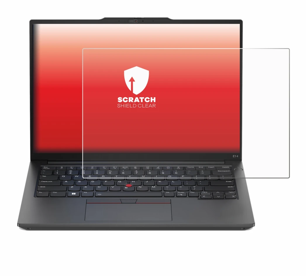 Image de l'appareil Lenovo ThinkPad E14 Gen 5 avec une grande variété de protections d'écran.