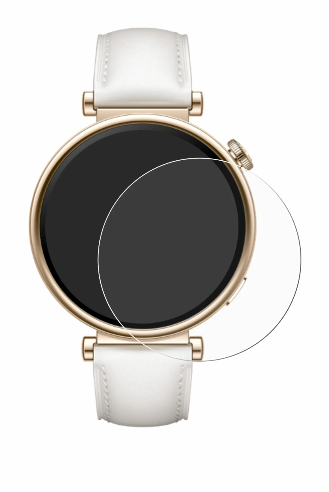 Image de l'appareil Huawei Watch GT 4 (41mm) avec une grande variété de protections d'écran.