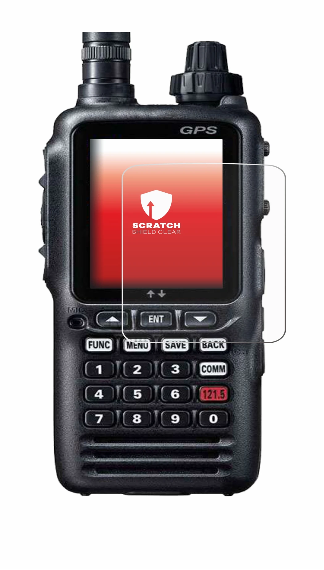 Image de l'appareil Yaesu FTA-850L avec une grande variété de protections d'écran.