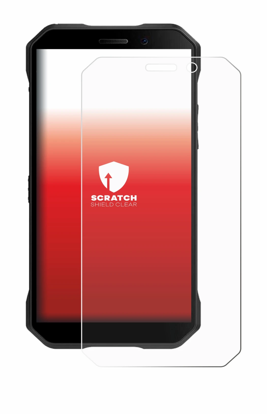 Image de l'appareil Doogee S61 Pro avec une grande variété de protections d'écran.