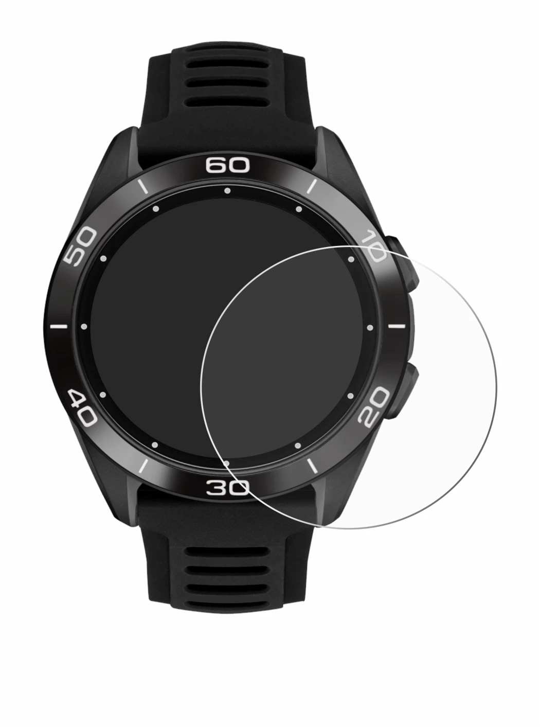 Image de l'appareil Tissot T-Touch Connect Sport 2023 avec une grande variété de protections d'écran.