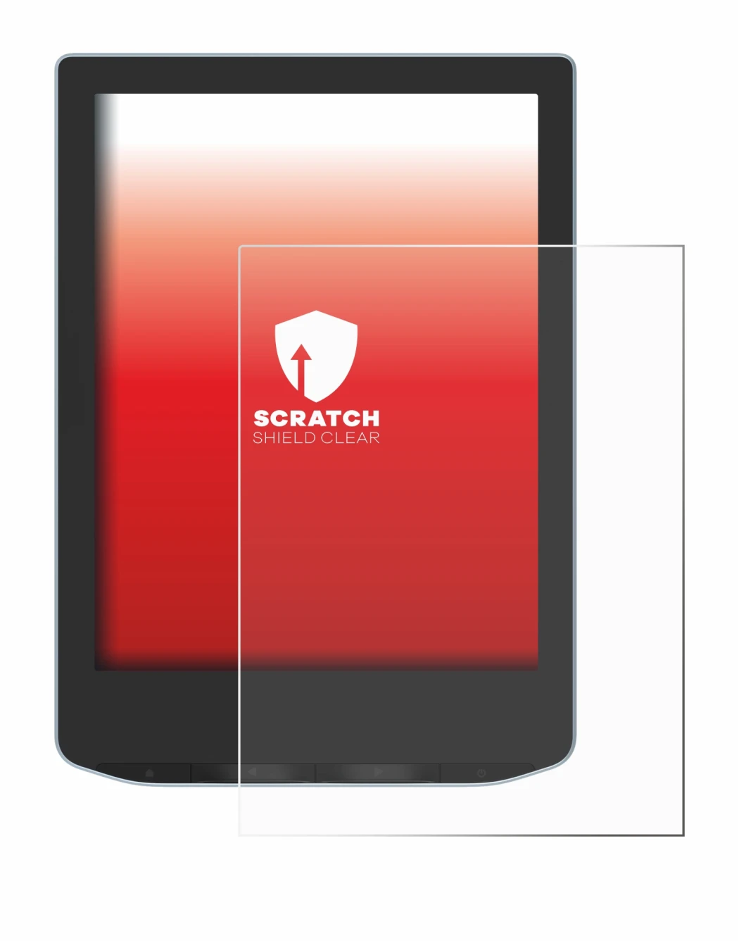 Image de l'appareil Vivlio Light avec une grande variété de protections d'écran.