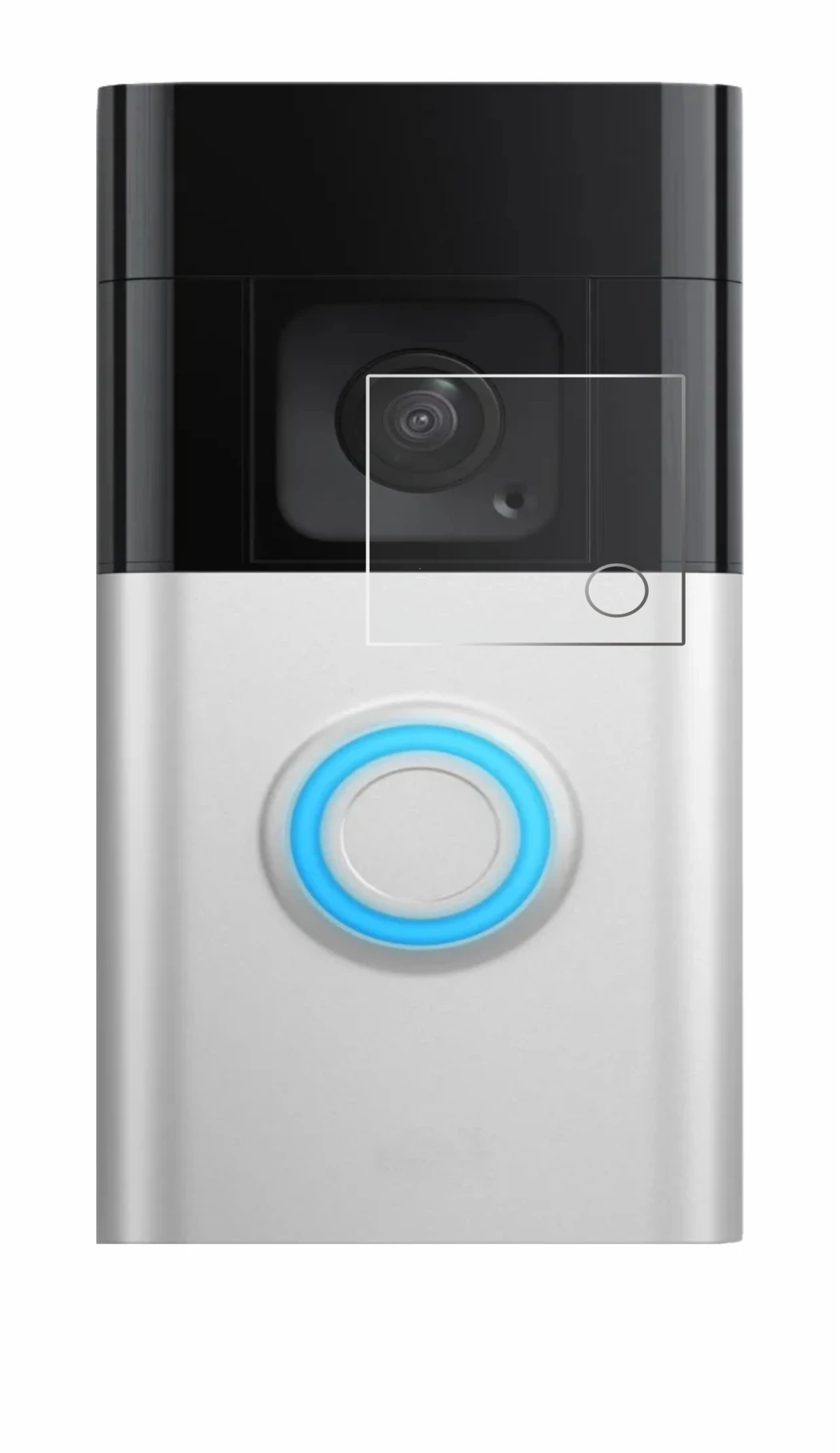 Image de l'appareil Ring Video Doorbell Plus avec une grande variété de protections d'écran.