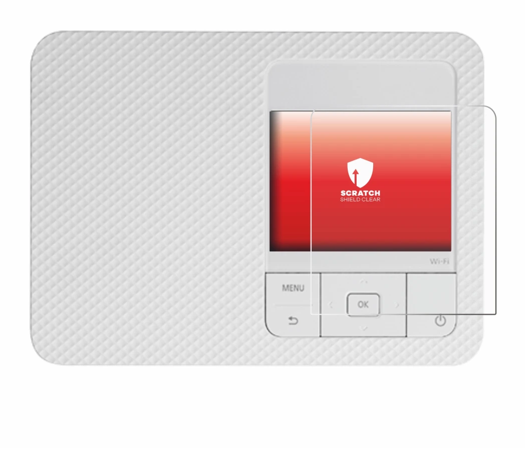 Image de l'appareil Canon Selphy CP1500 avec une grande variété de protections d'écran.