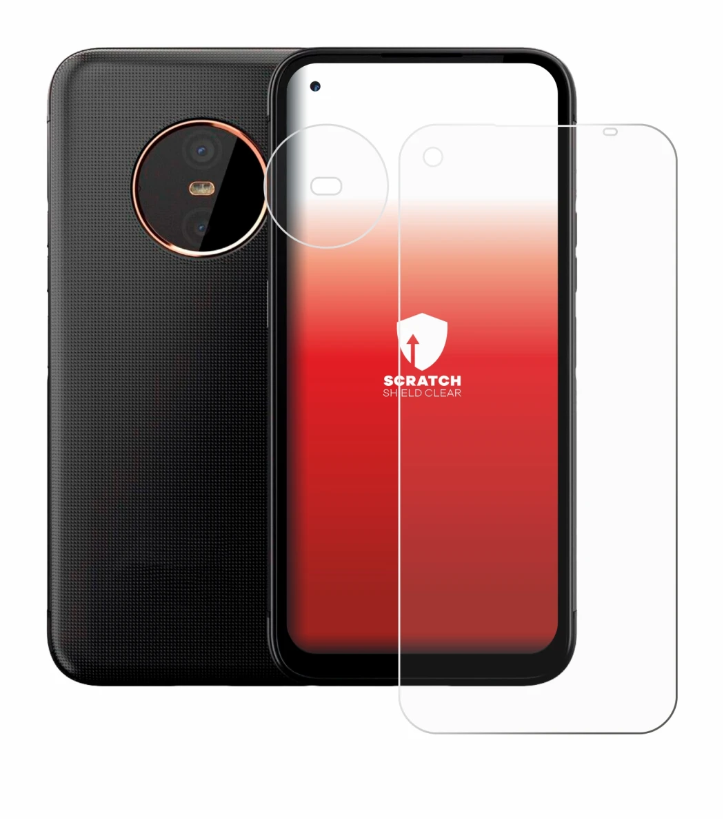 Image de l'appareil Gigaset GX6 Pro (Avant+Caméra) avec une grande variété de protections d'écran.