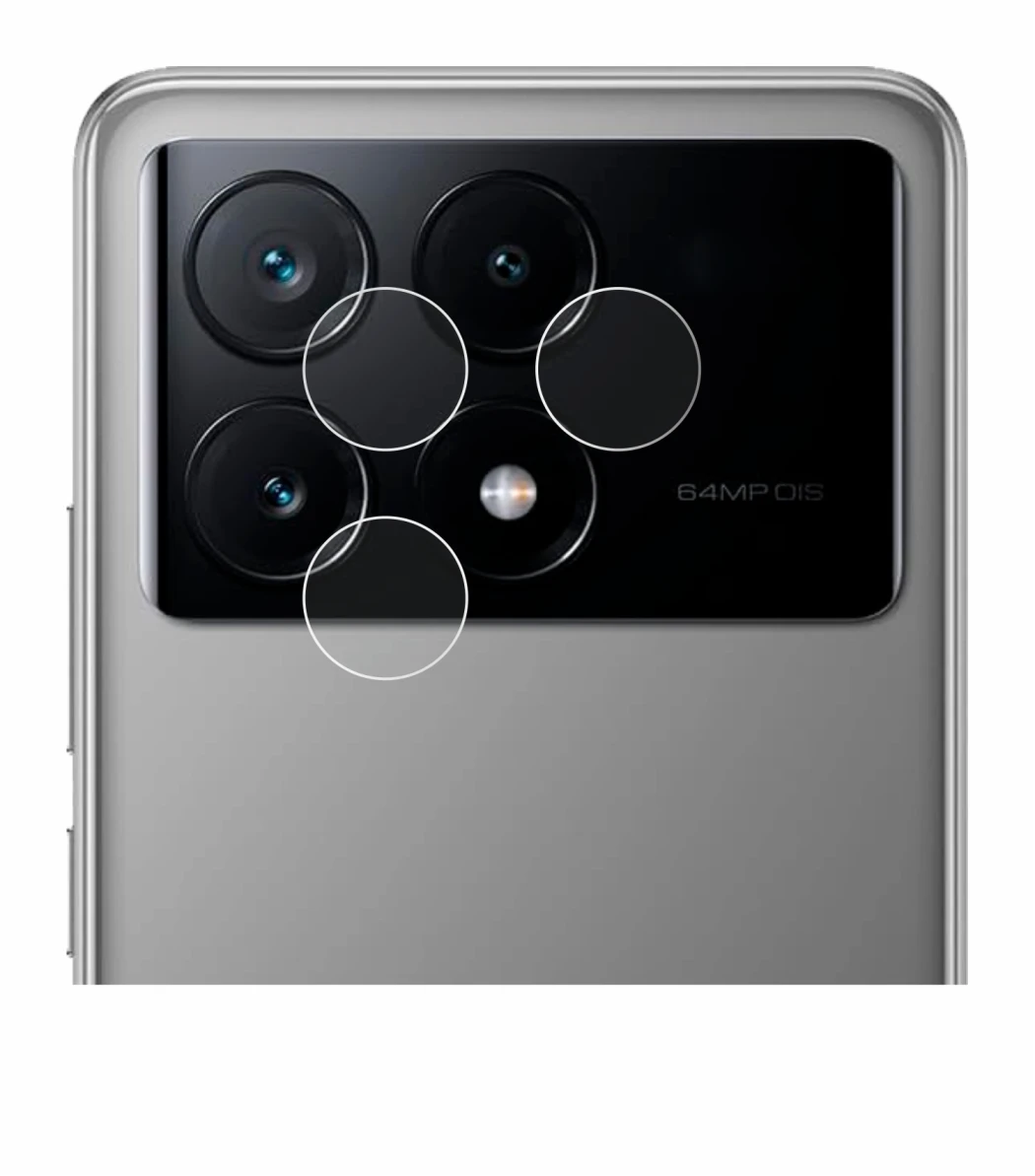 Image de l'appareil Xiaomi Poco X6 Pro (Caméra UNIQUEMENT) avec une grande variété de protections d'écran.