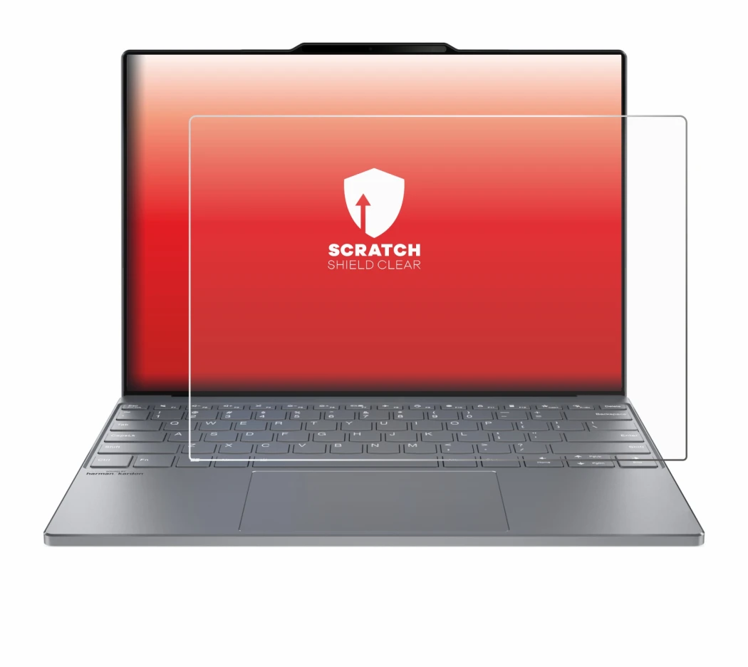 Image de l'appareil Lenovo ThinkBook 13x Gen 4 avec une grande variété de protections d'écran.