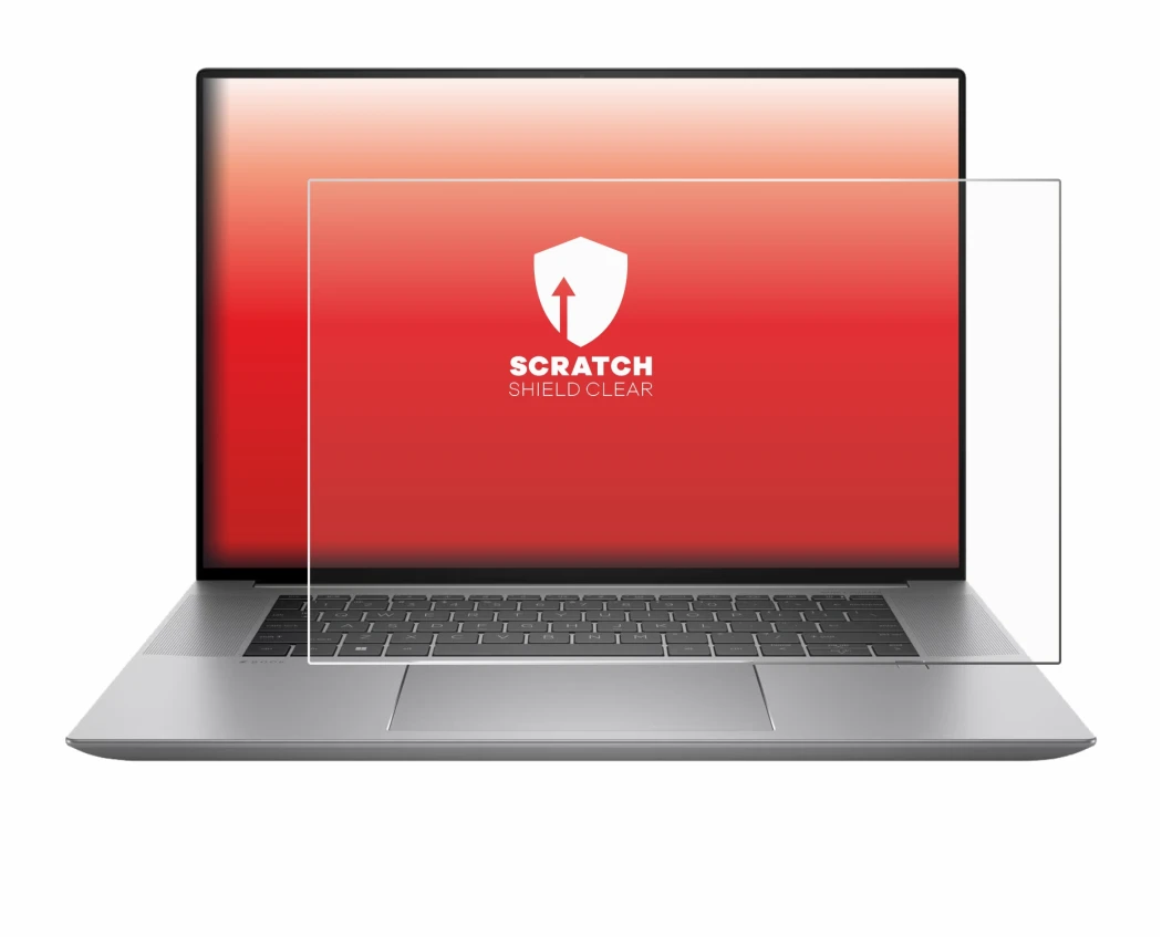 Image de l'appareil HP Zbook Studio 16 G10 avec une grande variété de protections d'écran.