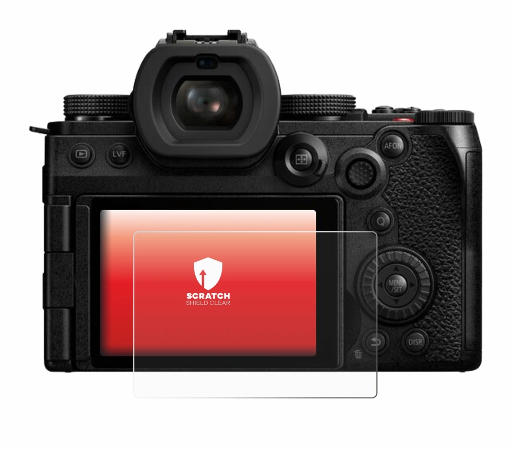Image de l'appareil Panasonic Lumix DC-S5II avec une grande variété de protections d'écran.
