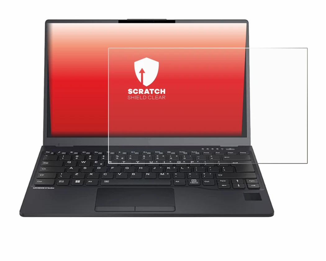 Image de l'appareil Fujitsu Lifebook U9312 avec une grande variété de protections d'écran.