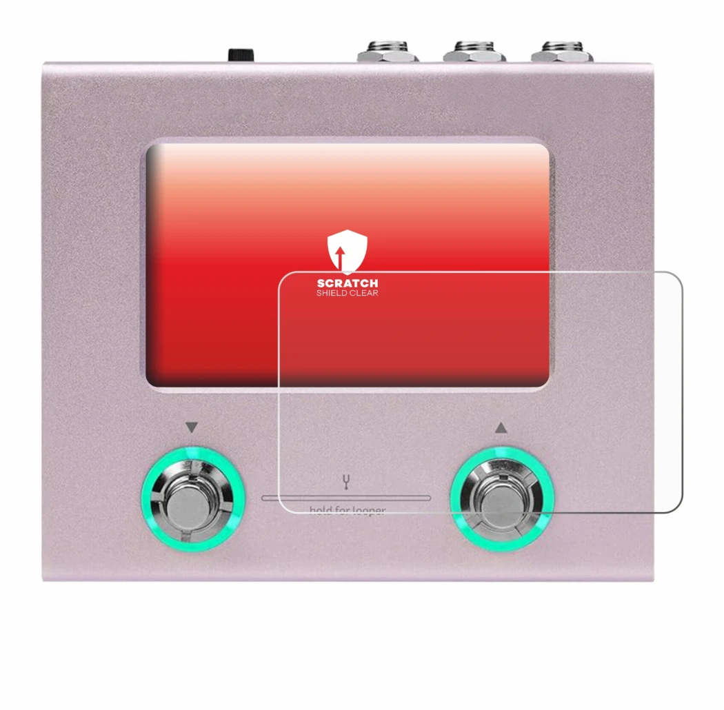 Image de l'appareil Hotone Ampero Mini avec une grande variété de protections d'écran.