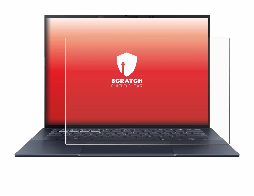 Image de l'appareil ASUS ExpertBook B9 B9403 avec une grande variété de protections d'écran.