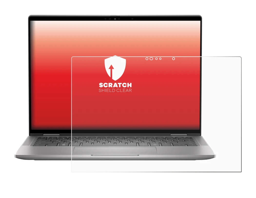 Image de l'appareil Dell Latitude 7350 2-in-1 avec une grande variété de protections d'écran.