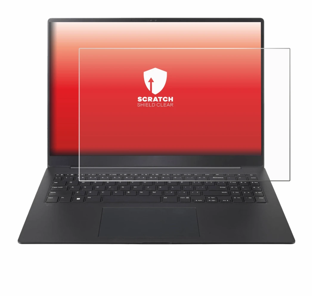 Image de l'appareil LG gram Pro 16 2024 avec une grande variété de protections d'écran.