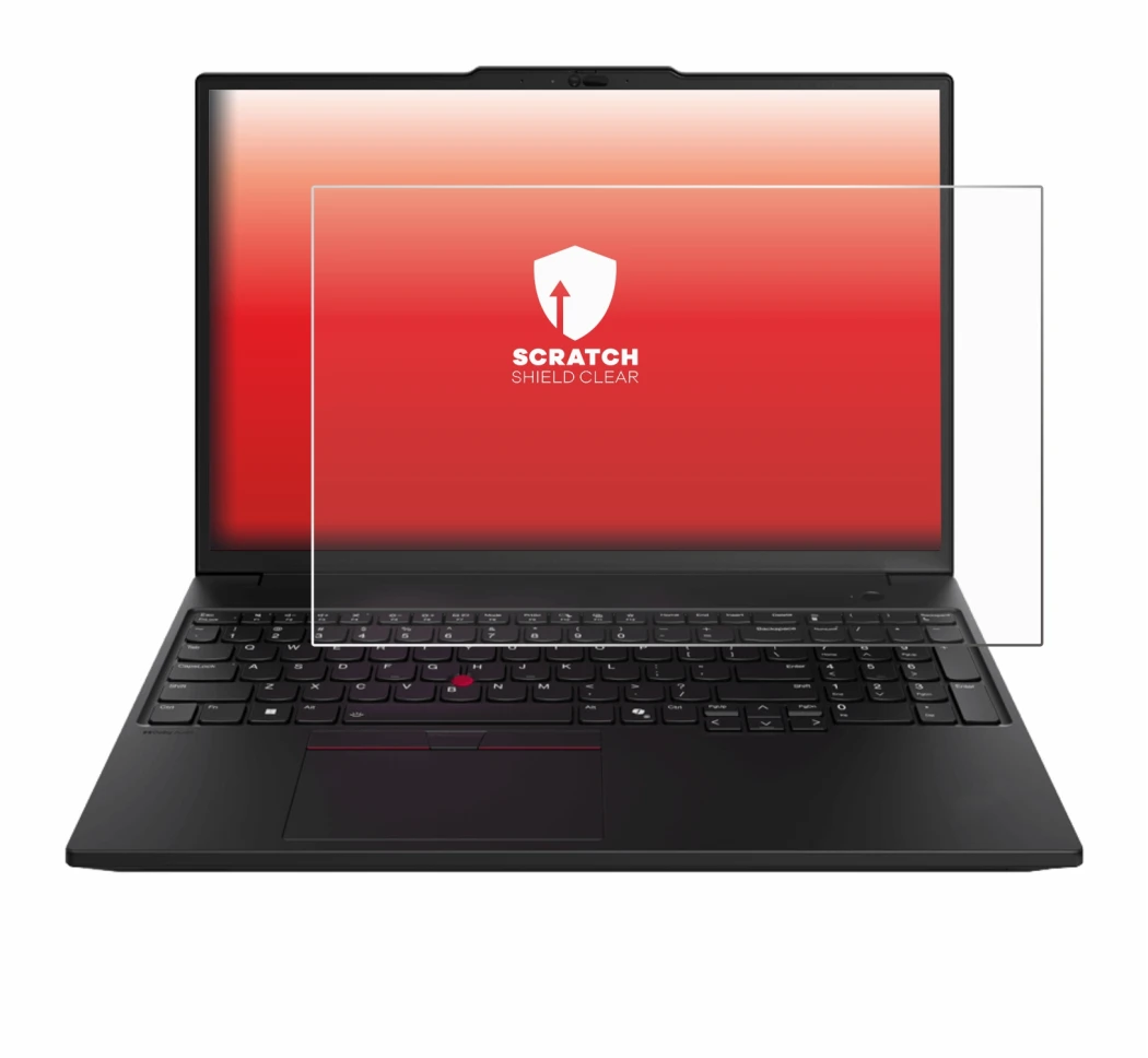 Image de l'appareil Lenovo ThinkPad P16s Gen 3 avec une grande variété de protections d'écran.