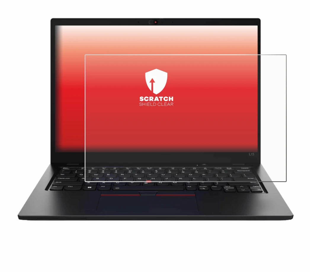 Image de l'appareil Lenovo ThinkPad L13 Gen 5 avec une grande variété de protections d'écran.