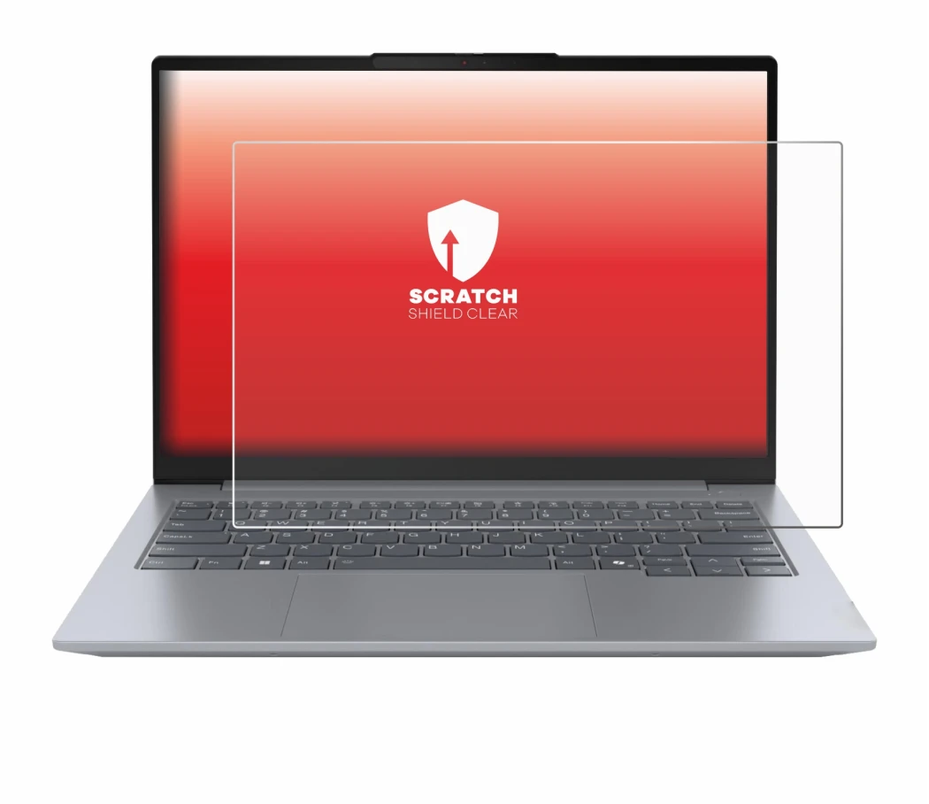 Image de l'appareil Lenovo ThinkBook 14 Gen 7 avec une grande variété de protections d'écran.